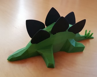 3D Printed Stegosaurus Guitar Pick Holder - Tortex Jazz III Storage - Unique Gift for Guitarists & Dinosaur Enthusiasts