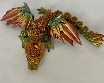 Baby Rose Wing Dragon Fidget-leksak - 3D-utskriven och artikulerande av CinderWing3D