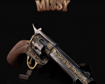 Old West Revolver Replica - Missy | Western Cowboy Cosplay Prop Gun with No Supports for Wild West Costume