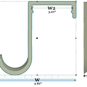 Heavy Duty 3 or 2 Cubicle Coat/Backpack Hook image 2