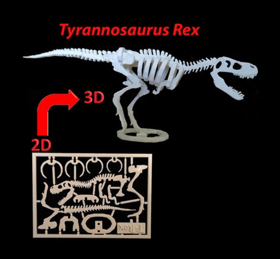 Puzzle dinosaure 5 ans rouge - Le T rex francais