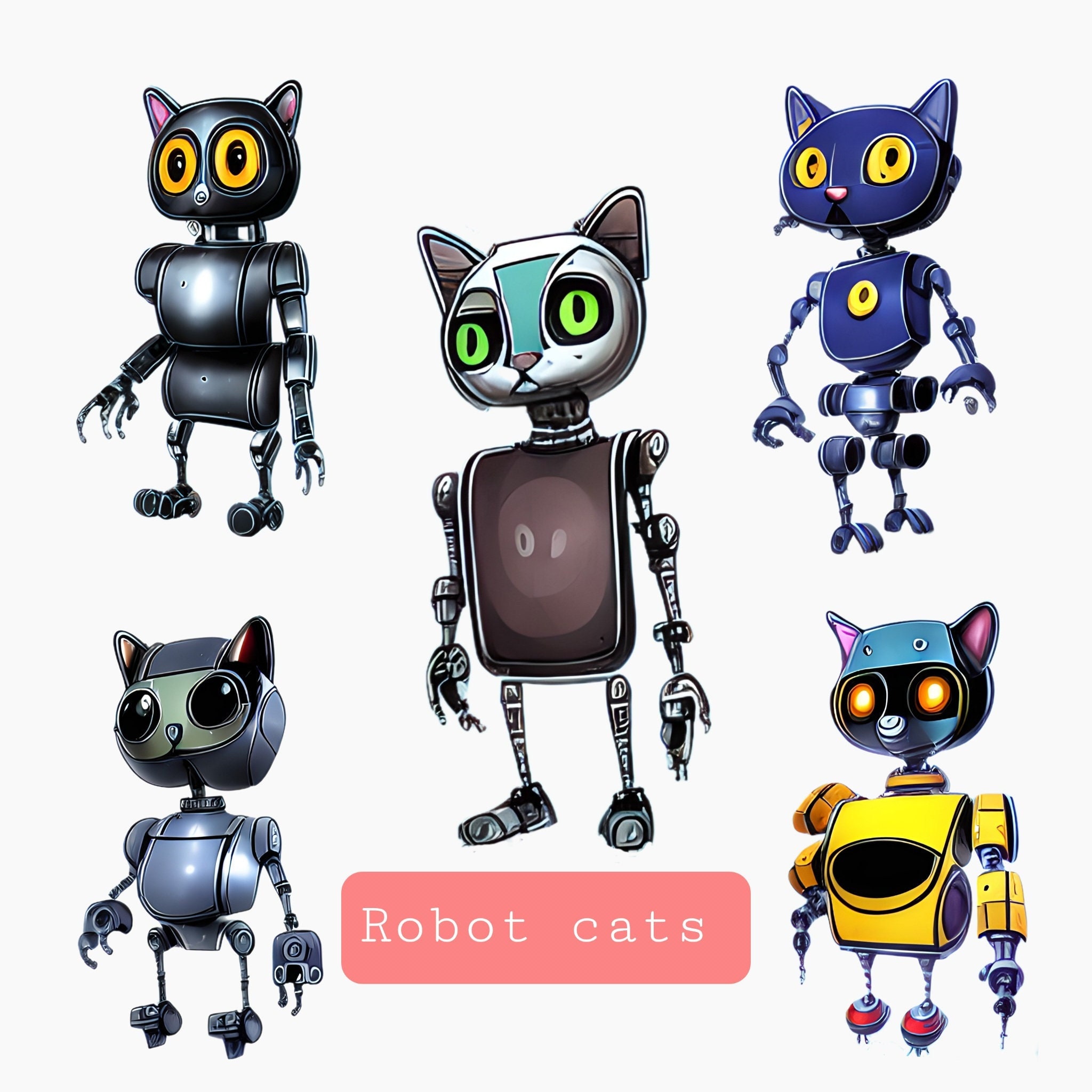 Mechanical Cat Robot Cartoon Clipart Vector FriendlyStock lupon.gov.ph