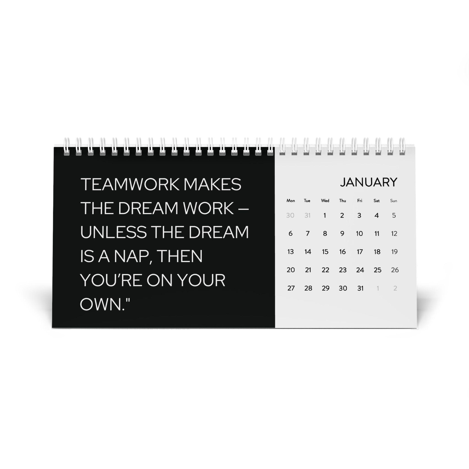 Sarcastic Work Humor Desk Calendar 2025 Motivational Quotes Calendar