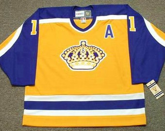 Brian Kilrea 1967 Los Angeles Kings Vintage Throwback NHL Hockey Jersey
