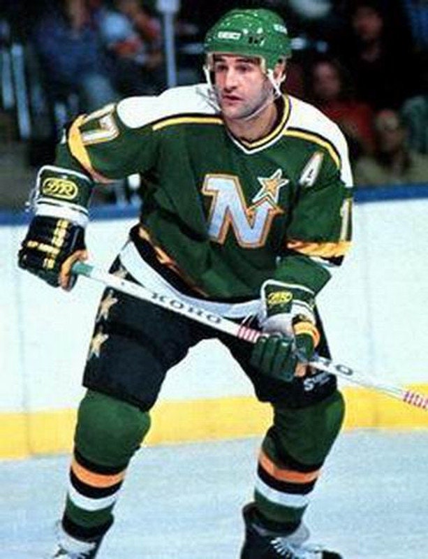 Basil Mcrae 1989 Minnesota North Stars Away NHL Throwback Hockey Jersey