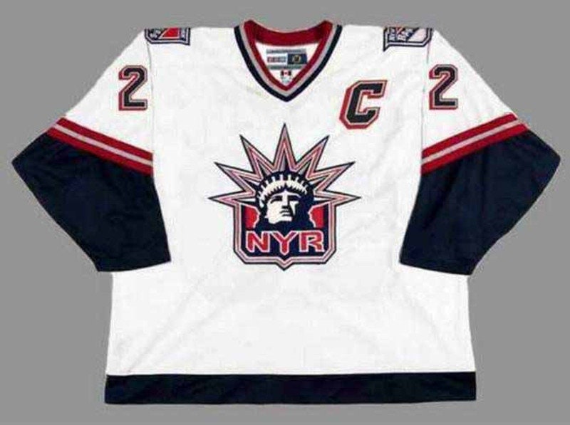 1996 Brian Leetch World Cup of Hockey Game Worn Jersey