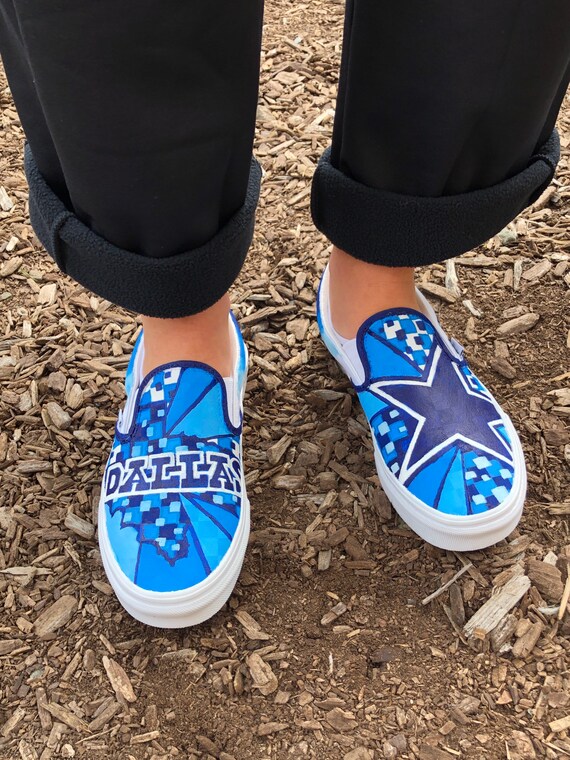 Custom made best sale dallas cowboys shoes