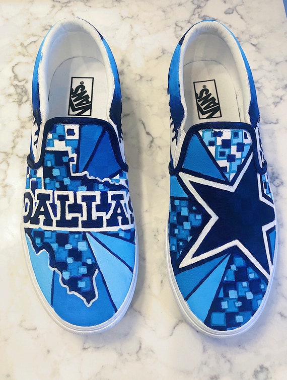 Dallas Cowboys Shoes Custom High Top Sneakers For Fans | All Day Tee