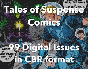 Tales of Suspense Comics - 99 nummers - Digitale strips - Strips - Tales of Suspense - Stripboek - Vintage stripboeken - Digitale stripboeken