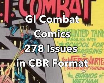 278 GI Combat Comics - War Comics - War Book - Digital Comics - Comics - GI Combat - GI Combat Comic Comic Book - Comic - Marine Comic Books