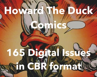 Howard the Duck Comics - 165 issues - Digital Comics - Comics - Howard the Duck - Comic book - Vintage comic Books - Digital Comic Books