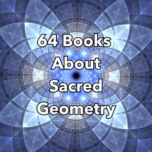 Géométrie sacrée - 64 livres sur la géométrie sacrée - Mathématiques sacrées - Livres occultes - Art de la géométrie sacrée - Collection de livres - Livres de magie - Sorcellerie