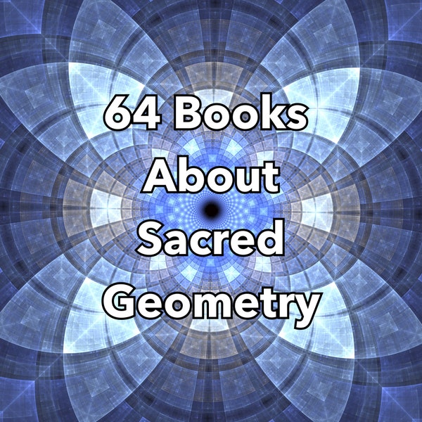 Geometría Sagrada - 64 Libros de Geometría Sagrada - Matemáticas Sagradas - Libros Ocultos - Arte de Geometría Sagrada - Colección de Libros - Libros Mágicos - Brujería