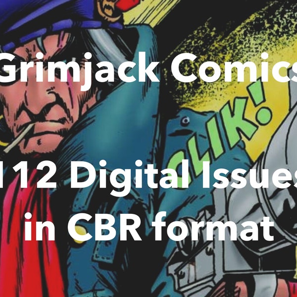 Grimjack Comics - 112 Issues - Digital Comics - Comics - Grimjack - Comic book - Vintage comic Books - Digital Comic Books - Rare Comics