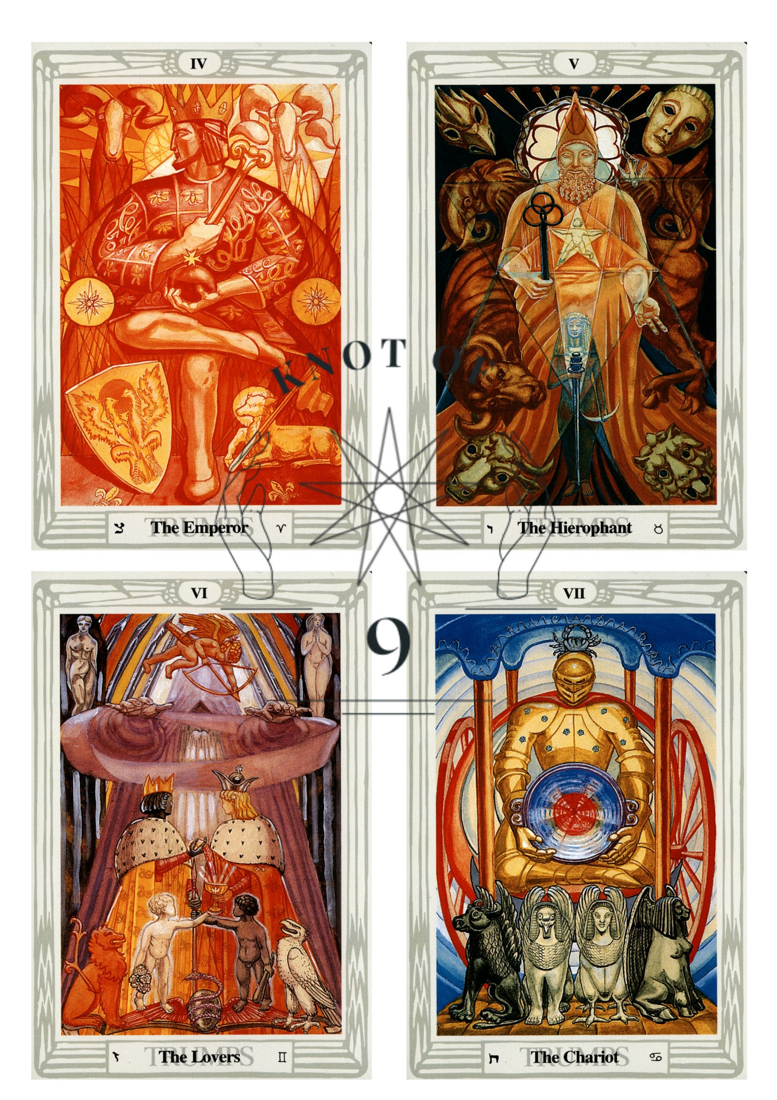 Printable Thoth Tarot Deck Crowley Tarot Thoth Tarot Printable Tarot Deck Thoth Tarot Deck Thoth