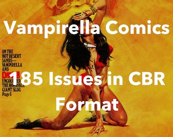 Vampirella Comic - 185 Issues - Horror Comics - Comics - Digital Comics - Vampirella - Horror Comic - Horror Book - Comic - Comic Book