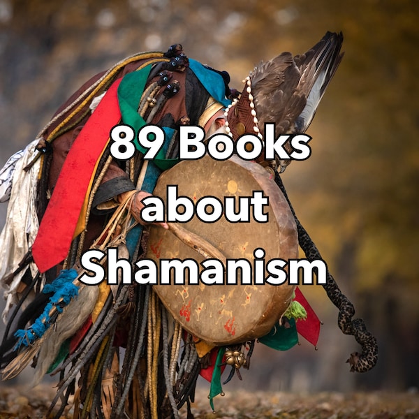 89 Books about Shamanism - Shaman Books - Book Collection - Shamanic Tools - Shaman - Magic - Magic Books - Witch Books - Rare Books