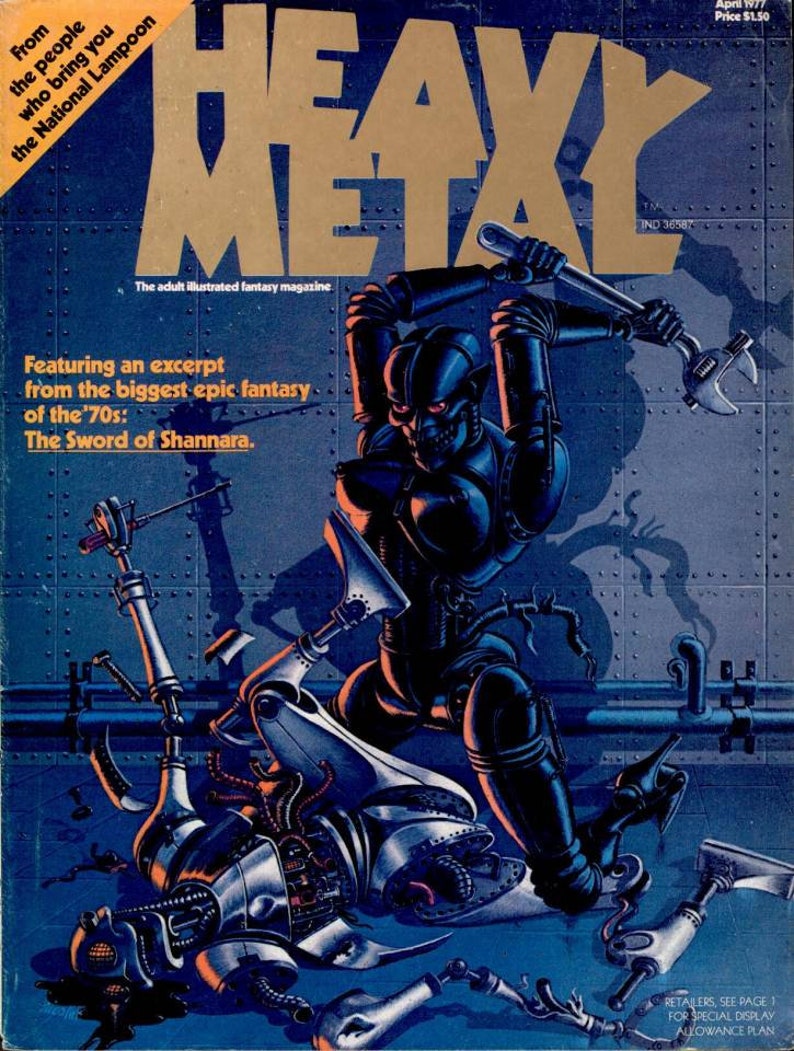 Heavy Metal Magazin Digitales Magazin Heavy Metal Illustrierte Bücher Science Fiction Magazine Classic Magazine Magazine Bild 8