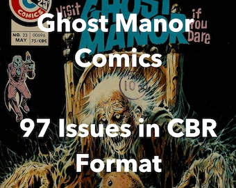 Ghost Manor - 97 Issues - Horror Comics - Comics - Digital Comics - Dracula Book - Comic - Comic Book - Horror Books - Comic Books