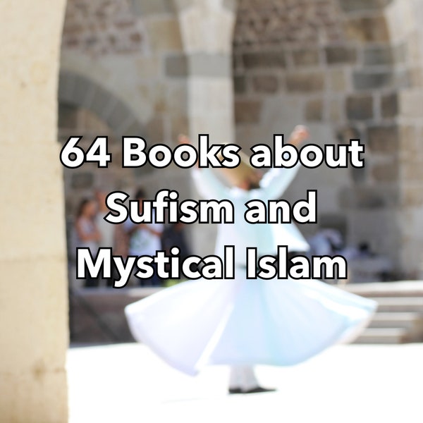 Soufisme - 64 livres sur le soufisme - Livres sur l'islam - Islamique - Livres occultes - Livres magiques - Collection de livres - Cadeaux soufis - Livres occultes rares