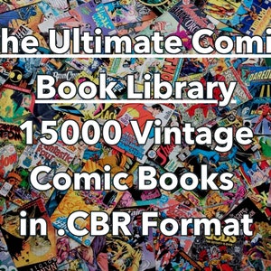 15,000 Comics in CBR Format Digital Comics Huge Digital Comic Book Collection Golden Age Comics Vintage Comics Superheroes image 1