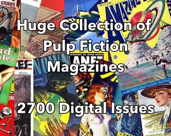 2700 Pulp Fiction Magazine - Digital Magazine - Detektiv - Heavy Metal - Illustrierte Bücher - Science Fiction Magazine - Classic Magazine