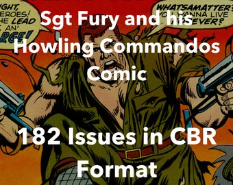 War Comics - War Book - Digital Comics - War Comics - Comics - Sgt Fury and His Howling Commandos - Comic Book - Comic - Digital Comic Book