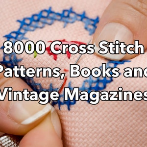 Cross Stitch - Cross Stitch Pattern - Cross Stitch Pattern pdf - Cross Stitch Books - Vintage Cross Stitch Magazines - Cross Stitch Sampler