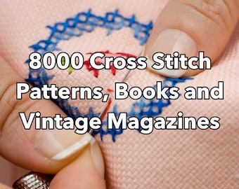 Cross Stitch - Cross Stitch Pattern - Cross Stitch Pattern pdf - Cross Stitch Books - Vintage Cross Stitch Magazines - Cross Stitch Sampler