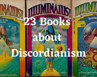 Illuminati - Illumininatus - Eris - 23 Discordianism Books - Book Collection - Occult Books Rare - Magic Books - Witch Books - Occult