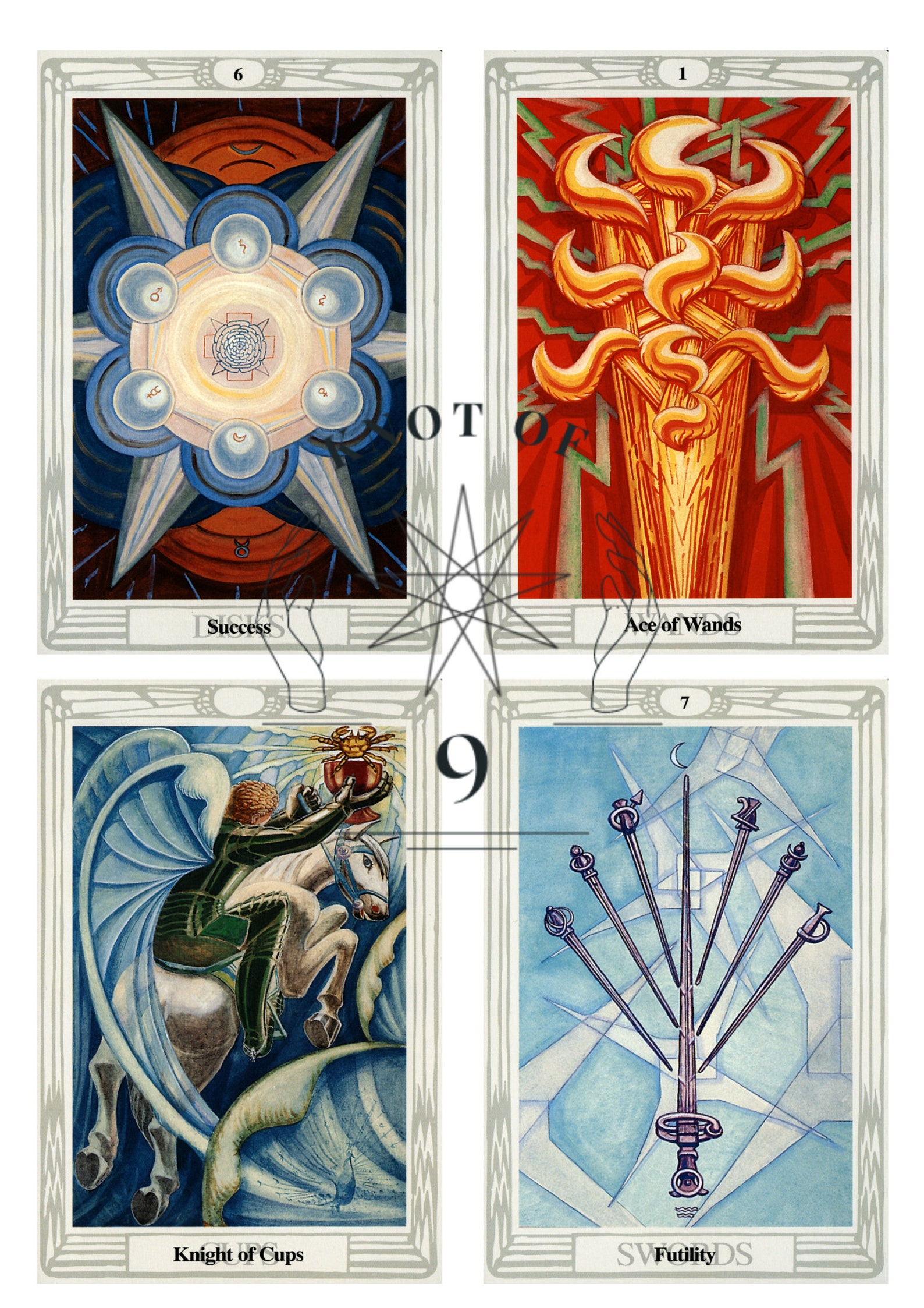 Printable Thoth Tarot Deck Crowley Tarot Thoth Tarot Printable Tarot Deck Thoth Tarot Deck Thoth