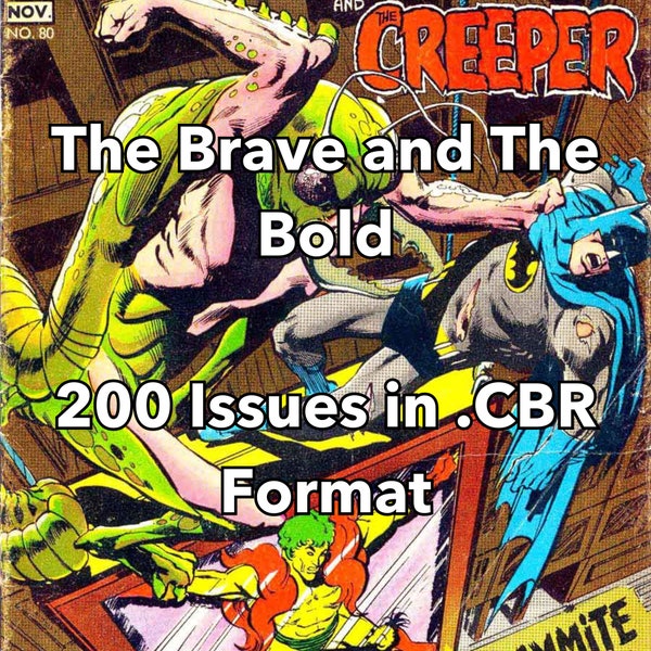 The Brave and The Bold Comics - 200 Issues - Comic Books Digital Comics - Comics - Brave and the Bold - Comic book - Vintage comic Books