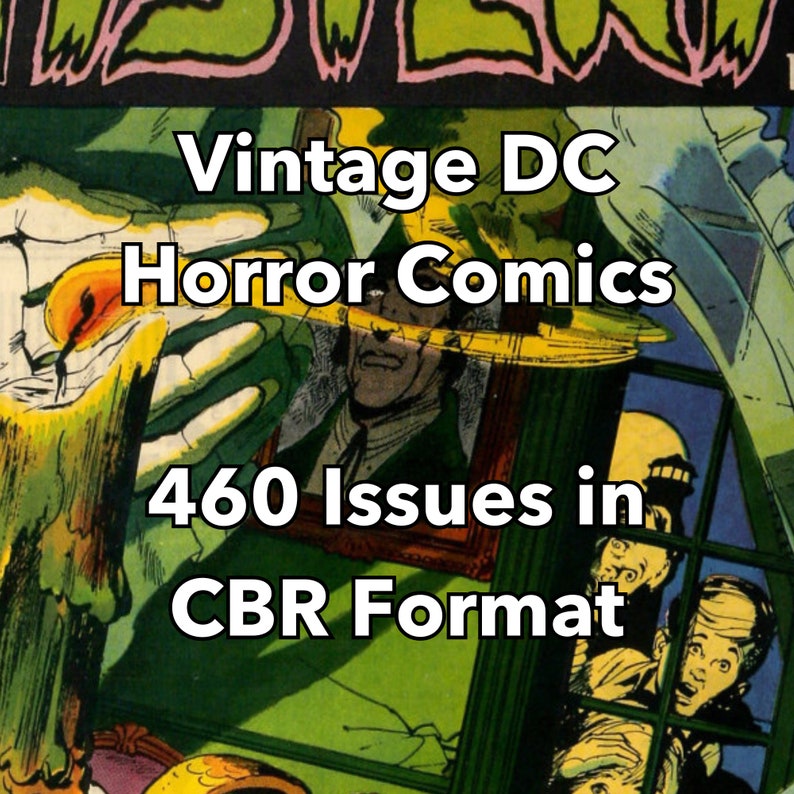 DC Horror Comics 460 Vintage Issues Digital Comics House of Mystery House of Secrets Classic Horror Stories image 1
