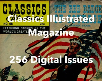 Classics Illustrated - Digital Magazine - 256 Classics Illustrated Magazines - Science Fiction Magazines - Classic Magazine Collection