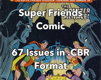 Super Friends Comic - 67 Issues - Digital Comics - Comics - Super Friends - Comic book - Vintage comic Books - Digital Comic Books