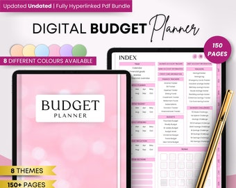 Digital Budget Planner, Finance Tracker, Finance Planner, Digital Budget, Digital Budget Planner, Undated Budget Planner, GoodNotes Planner