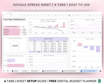 Inventory Tracker Spreadsheet: Small Business Google Sheets (Digital Download)