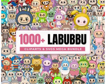 Labubu +1000 Designs PNG Mega Bundle, Labubu Clipart, Labubu PNG,Cute Labubu Vector, Cartoon Character SVG,Cricut Cut Files,Digital Download