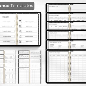 Planificador digital 2024 2025 2026 Planificadores digitales sin fecha / Goodnotes Planner Xodo Notability Noteshelf ,iPad Planner Android Planner 4 Temas imagen 5