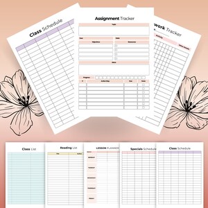 Printable Student Planner, Digital Student Planner, Grade Tracker ...