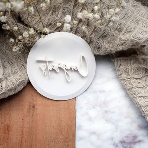 Congratulations / Wedding / Cookie Stamp / Stamp / Fondant / Cutter / Embosser / Cookie Stamp / Cutter / Cookie Cutter / Congratulations