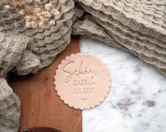 Wedding / Cookie stamp / Stamp / Fondant / Cutter / Embosser / Cookie stamp / Cutter / Cookie cutter / Glad you're here