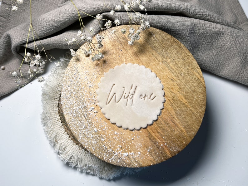 Wild one / Cookie stamp / Stamp / Fondant / Cutter / Embosser / Cookie Stamp / Cutter / Cookie cutter image 2