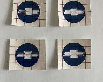 Rally Wheel Center Cap Vinyl Decals - Z28 Camaro GM - Fits 1970-1981 Chevy