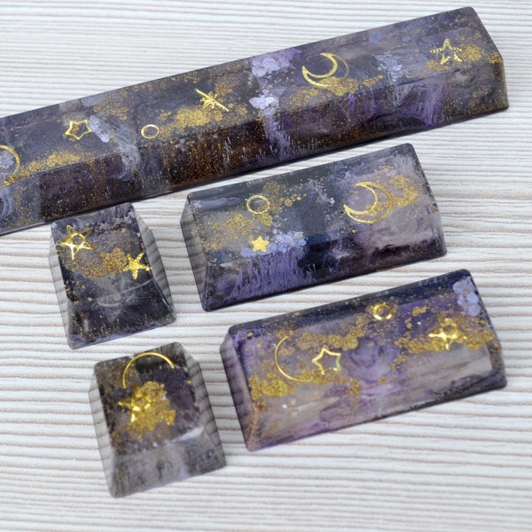 Artisan Keycap, Custom Resin Keycap, Esc, Shift, Spacebar Keycaps, Gift For Male Best Friend