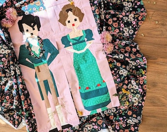 PDF Pattern: Mr. Darcy and Elizabeth Bennet