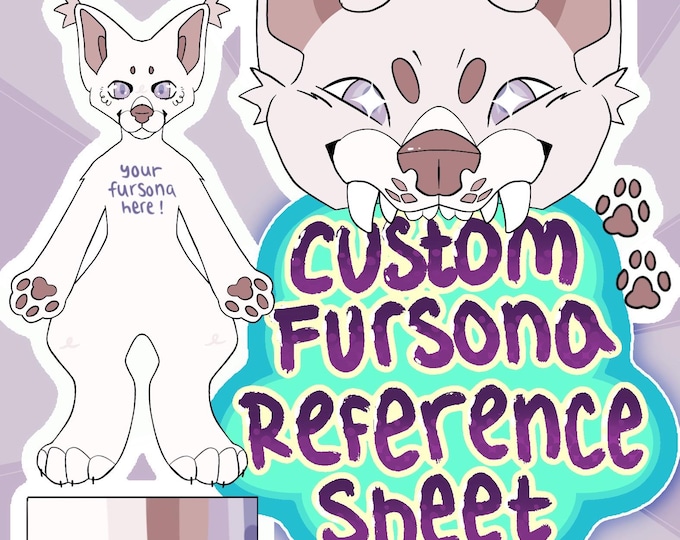 Fursona Ref Sheet - Etsy