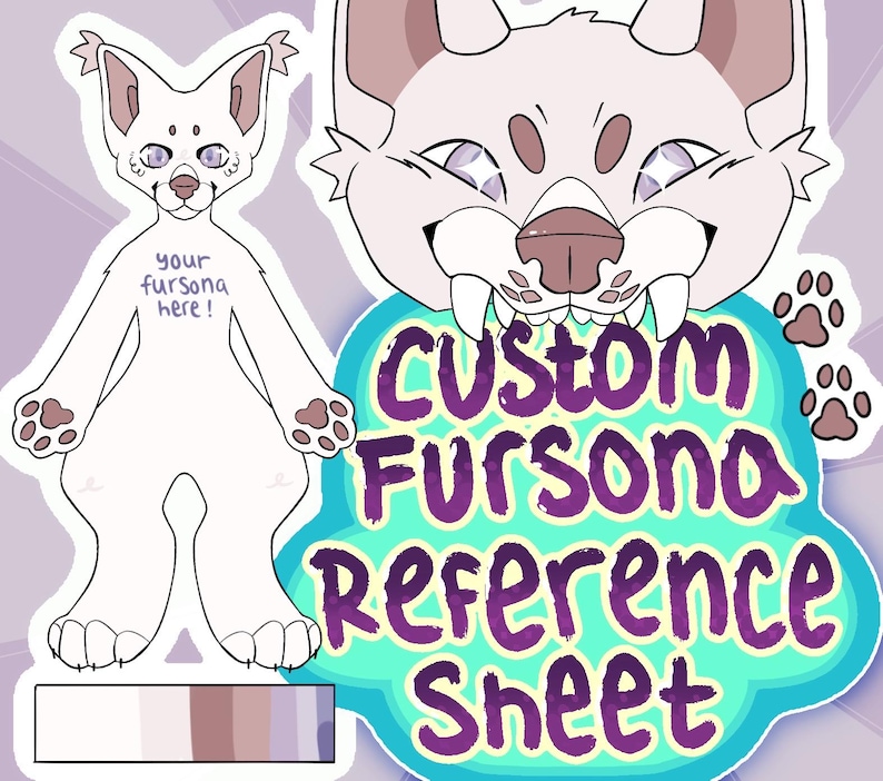 Furry Reference Sheet Commissions - Etsy