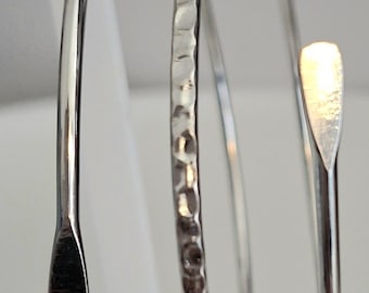Silver tone Triple Arm Cuff