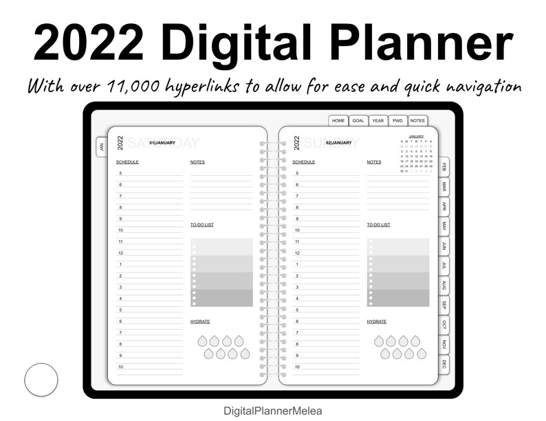Digital Planner, Goodnotes Planner, iPad Planner, Notability Planner ...